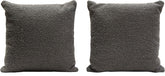 Square Accent Pillows (Set of 2) - Charcoal By Diamond Sofa
